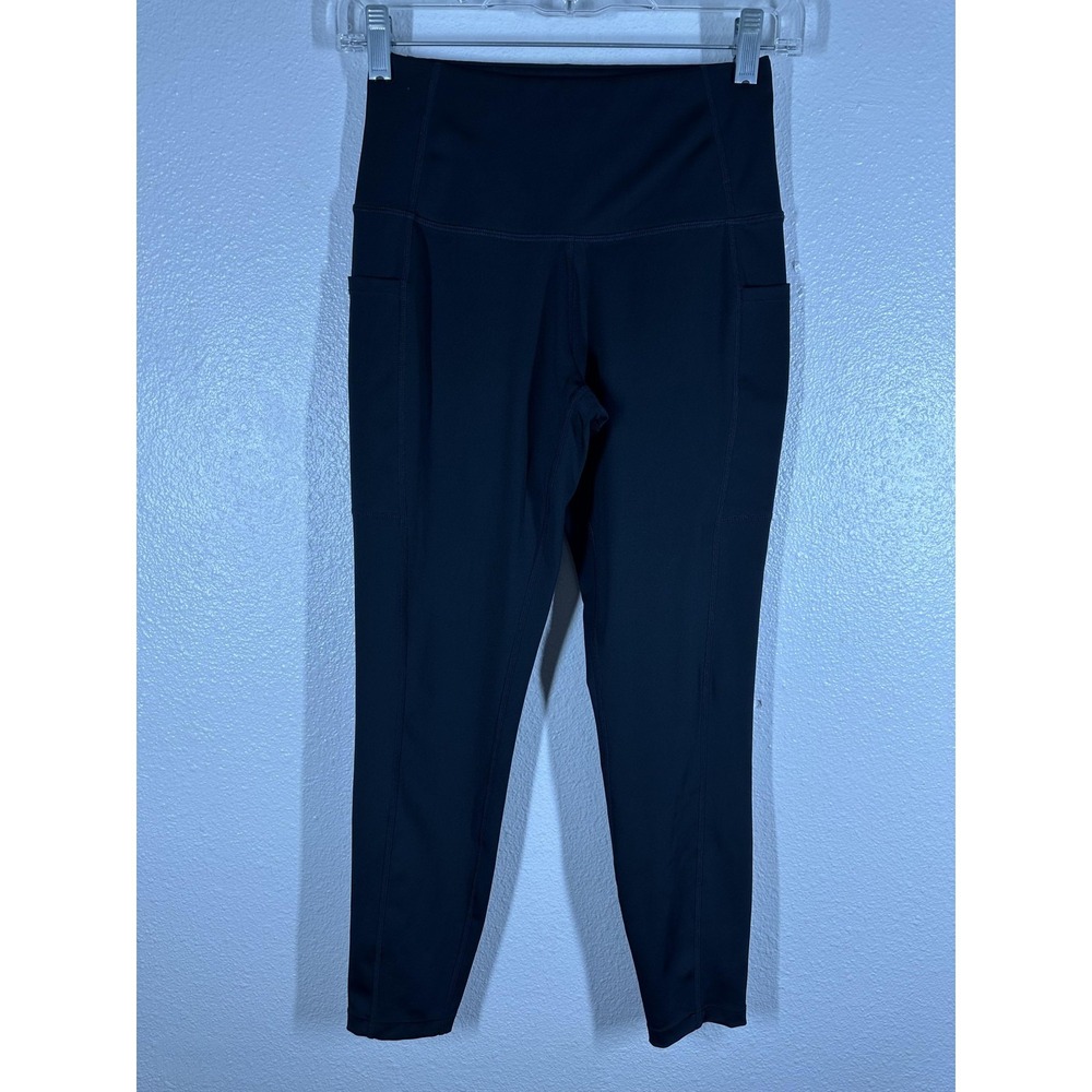 Ryka Leggings Womens Small Black High Rise Ankle Length Yoga Pants Pockets